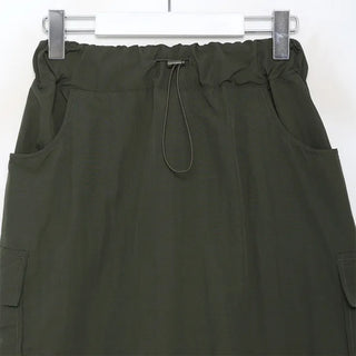 Nylon cargo skirt