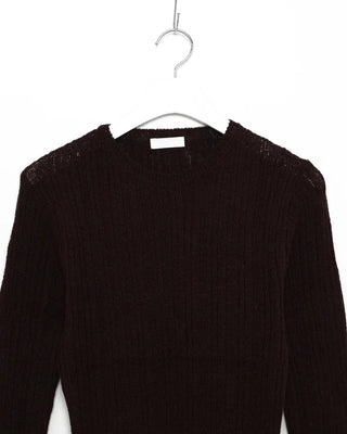 Wool Round Slim Knit
