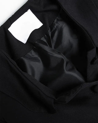Round collar short jacket
