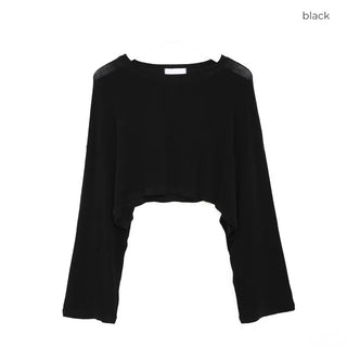 Loose-fit cropped T-shirt