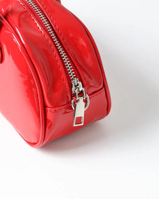 Enamel shoulder bag
