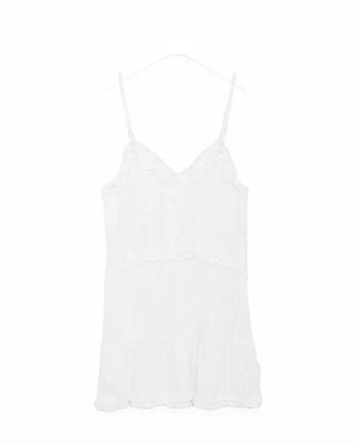 Frilled camisole mini dress