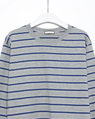Double-border long-sleeve T-shirt