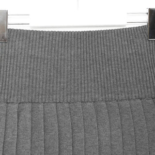 Knitted pleated skirt