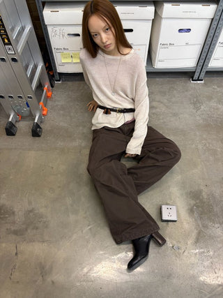 [NeverSeez] Washed Workwear Pants