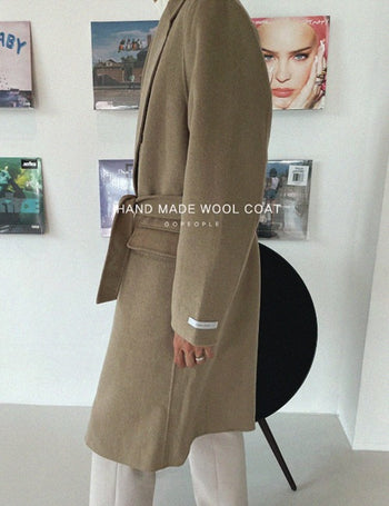 Gopeople Handmade Wool Robe Coat (4 colors)