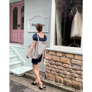 Striped Big Bag