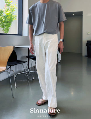Signature Silket Cotton Short Sleeve T-shirt (8 colors)