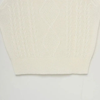 Linen Square Sleeveless Knit