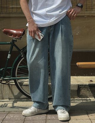 Bros denim pants