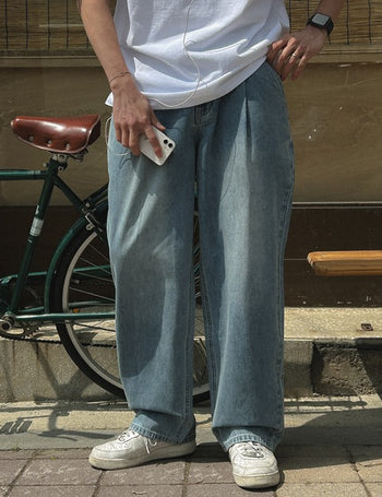 Bros denim pants