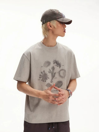 [Monterest] Outdoor Graphic Print Relaxed Fit Tee
