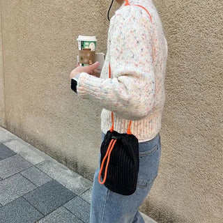 Glitter shoulder bag