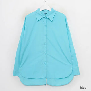 Back slit ribbon shirt