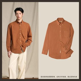 [CULTUM] Brushed Cotton OCBD Shirt