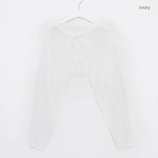 Ribbon strap bolero