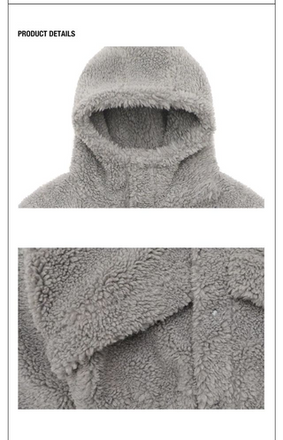 MASONPRINCE Fleece Short Hooded Jacket
