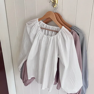 Shirred blouse