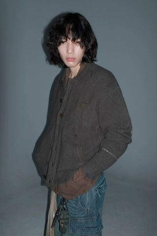 MASONPRINCE Collar Button Cardigan