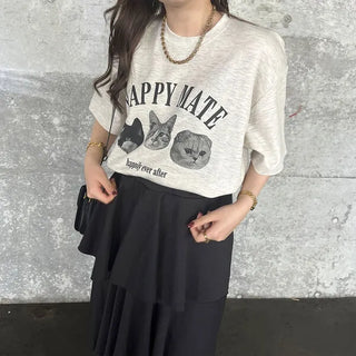 Happy Mate Cat T-Shirt