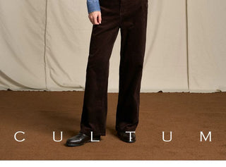 [CULTUM] Washed Cotton Western Denim Shirt