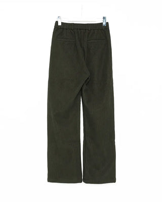 Corduroy fleece slacks