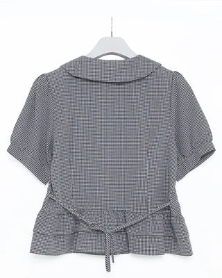 Tiered Shirring Blouse