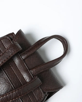 Leather Mini Backpack