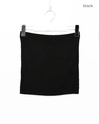 Cropped Slim Tube Bra Top