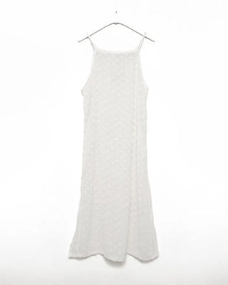 Lace sleeveless long dress