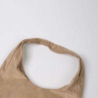 Simple suede bag