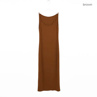 Basic slim long dress