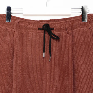 (Unisex) Corduroy Wide Cargo String Jogger Pants