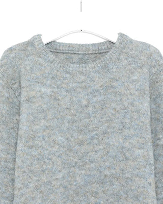 Round neck long-sleeve knit