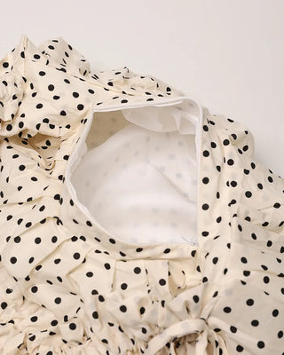 3-Way Dot Drawstring Shoulder Bag