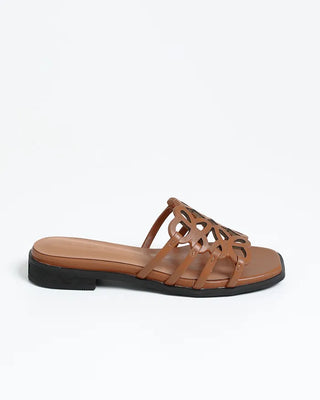 Perforated pattern sandals