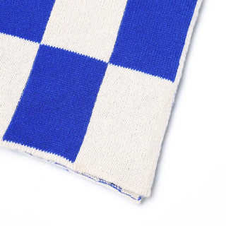 Border check scarf