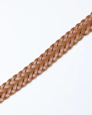 Leather twist belt