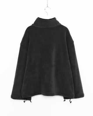High-neck fleece jumper