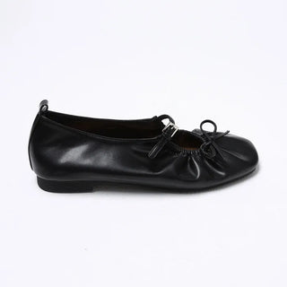 Ribbon Shirring Flat Pumps