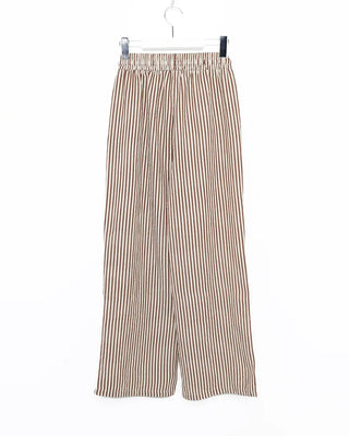 Simple striped banding pants