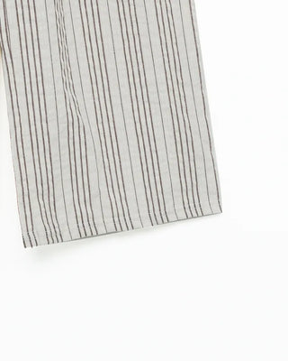 Striped Loose Fit Elastic Waist Pants