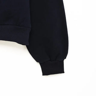 Colored half-zip sweatshirt