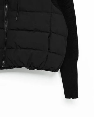 Down parka zip-up