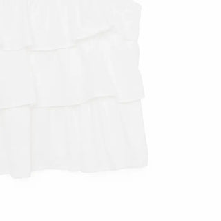 Tiered ruffle sleeveless dress