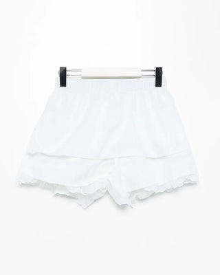 Lace frill shorts