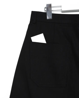 Bermuda One-Pleat Cotton Pants