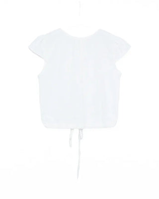 Puff Shirring Dot Blouse