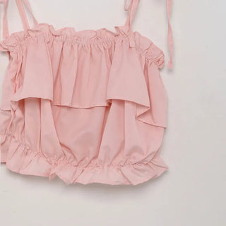 Frilled Crop Sleeveless