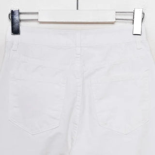 Washed cotton pants